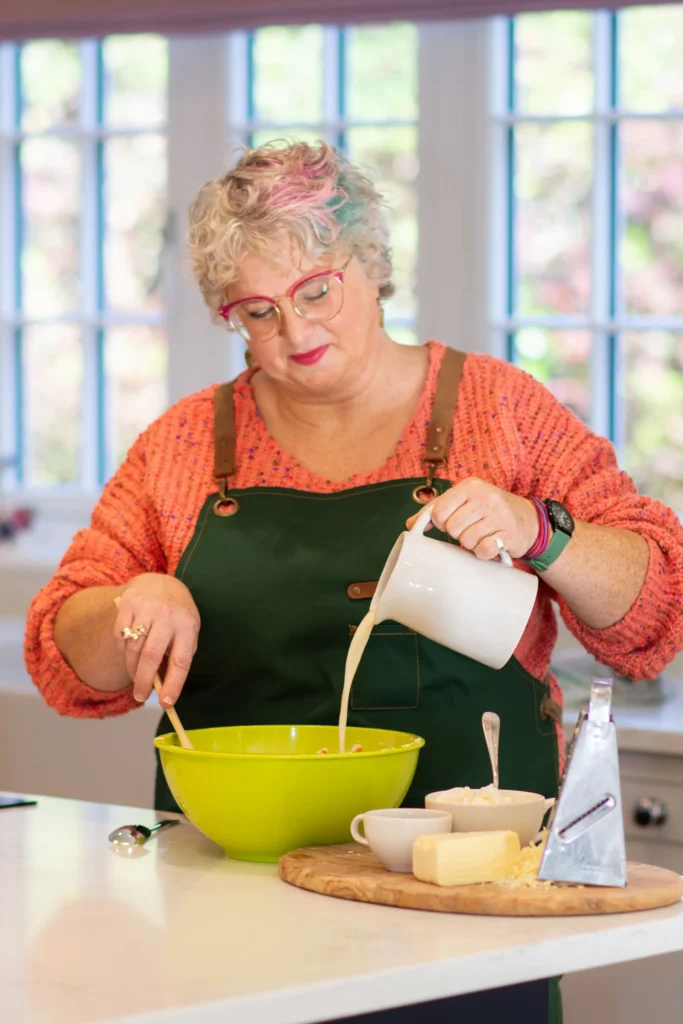 Tamsin cooking